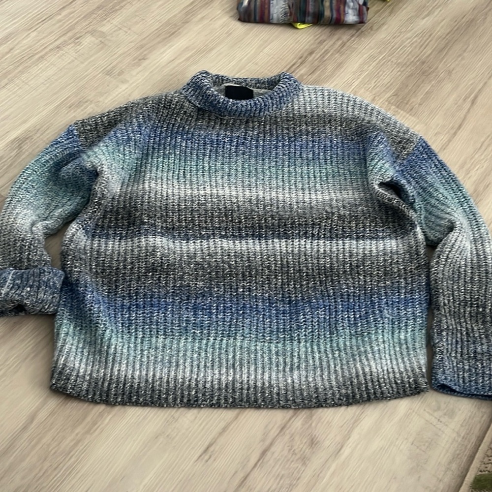 Large multi color sweater